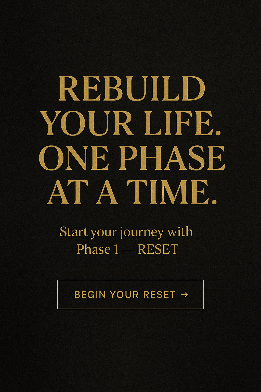 Phase I - RESET - R4build